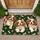 Three Fluffy Puppy Friends for Cozy Pet Lover Homes and Cheerful Everyday Entryways Doormat - 1