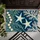 Navy Ocean Coral and Starfish Coastal Decor for Relaxed Beach House Entryway Style Doormat - 5