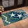 Navy Ocean Coral and Starfish Coastal Decor for Relaxed Beach House Entryway Style Doormat - 2