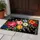 Checkerboard Floral Bouquet for Bold Botanical Home Decor and Vintage Style Doormat - 4