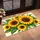 Golden Sunflower Bouquet for a Cheerful Farmhouse Entryway and Warm Seasonal Home Style Doormat - 2