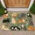 Whimsical Cat Scatter with Cozy Vintage Charm for Cat Lovers and Pet-Friendly Homes Doormat - 1