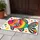 Rainbow Fish with Checker Border for Cheerful Coastal Home Decor and Everyday Living Rooms Doormat - 4
