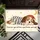 Sleepy Puppy in Striped Pajamas for Cozy Bedtime Routines and Dog Lover Homes Doormat - 5