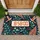 Botanical Digital Clock and Hummingbirds for Nature Inspired Home Entry Doormat - 1