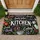 Chalkboard Kitchen Utensils And Food For Cozy Home Cooking And Family Gatherings Doormat - 1