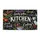 Chalkboard Kitchen Utensils And Food For Cozy Home Cooking And Family Gatherings Doormat - 6