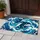 Dolphin Pair and Ocean Waves for Coastal Holiday Home Décor and Marine Life Lovers Doormat - 4