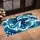Dolphin Pair and Ocean Waves for Coastal Holiday Home Décor and Marine Life Lovers Doormat - 2
