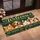 Four Pets Welcome Home Teal Woodgrain Entryway Scene for Dog and Cat Lovers and Families Doormat - 2