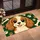 Cute Puppy Face with Paw Prints and Bones for a Cozy Pet-Loving Home Entryway Decor Doormat - 2