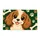 Cute Puppy Face with Paw Prints and Bones for a Cozy Pet-Loving Home Entryway Decor Doormat - 6