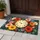 Vintage Floral Roman Numeral Clock for Timeless Cottage Entryway Style and Garden Lovers Doormat - 4