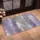 Lavender and Silver Abstract Stripes for a Calm Modern Laundry Room Interior Doormat - 2