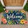 Colorful Wildflower Welcome Floral Entryway Accent for Cheerful Everyday Home Arrivals Doormat - 1