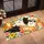 Playful Cartoon Cats Among Bright Garden Flowers for Cheerful Everyday Home Living Spaces Doormat - 2
