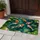 Koi Fish and River Stone Pond Scene for Serene Garden Living and Calm Nature Lovers Doormat - 4