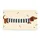 Long Dachshund in Blue Striped Sweater for Cozy Dog-Loving Homes and Welcoming Hallways Doormat - 6
