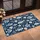 Navy Blue Ocean Fish and Seashells for Coastal Summer Home Styling and Beach Lovers Doormat - 2