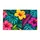 Tropical Hibiscus And Bold Palm Leaves For Colorful Patio And Garden Living Doormat - 6