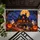 Spooky Cabin, Ghosts & Jack-o'-Lanterns for Halloween Nighttime Seasonal Home Decor Doormat - 5