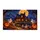 Spooky Cabin, Ghosts & Jack-o'-Lanterns for Halloween Nighttime Seasonal Home Decor Doormat - 6