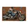 Classic Motorcycle Rider Art for Garage Fans and Everyday Biker-Inspired Home Decor Doormat - 6