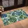 Tropical Blue And Green Leaf Motifs For Relaxed Garden And Coastal Living All Year Doormat - 2