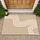 Minimalist Ivory Contour Lines for Calm Modern Entryway Living and Neutral Home Decor Doormat - 1