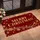 Burgundy Merry Christmas Snowflake Scene for Festive Seasonal Holiday Home Decor Doormat - 2