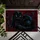 Mysterious Black Cat With Glowing Blue Eyes For Cozy Gothic Home Decor Doormat - 5