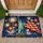 Statue of Liberty and American Flag Fireworks for Fourth of July Holiday Celebrations Doormat - 1