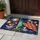 Statue of Liberty and American Flag Fireworks for Fourth of July Holiday Celebrations Doormat - 4