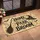 Witch Hat Broom And Bat Halloween Welcome Saying For A Cozy Witchy Home Entrance Doormat - 2