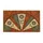 Rustic Rust Medallion with Daisy Panels for Farmhouse Entryway Seasonal Home Style Doormat - 6