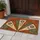 Rustic Rust Medallion with Daisy Panels for Farmhouse Entryway Seasonal Home Style Doormat - 4