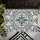 Blue Mosaic Courtyard Medallion for Mediterranean Home Entry and Garden Style Lovers Doormat - 5