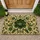 Vintage Emerald Floral Medallion Style for a Calm, Classic Home Entry Doormat - 1