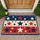 Patriotic Red White Blue Stars for Independence Day Summer Celebrations Doormat - 1