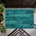 Teal Weathered Wood Planks for Rustic Holiday Entryways and Cozy Seasonal Home Decor Doormat - 5