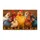 Nine Cartoon Chickens For Cheerful Farmhouse Kitchens And Easter Spring Celebrations Doormat - 6