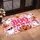 Pink Halloween Ghosts and Smiling Pumpkins for a Cute Spooky Seasonal Home Entryway Doormat - 2