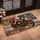 Santa Riding a Vintage Motorcycle Through a Snowy Christmas City for Holiday Home Decor Doormat - 2