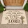 Rustic Scripture Verse With Heart And Cross For Faith-Filled Christian Family Homes Doormat - 1