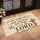 Rustic Scripture Verse With Heart And Cross For Faith-Filled Christian Family Homes Doormat - 2