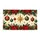 Christmas Poinsettias, Hanging Baubles And Golden Stars For Festive Holiday Entryways Doormat - 6