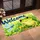 Green Frog and Blue Dragonfly Welcome Scene for Cheerful Nature-Loving Home Decor Doormat - 2