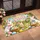 Easter Bunny Trio With Colorful Eggs for Joyful Springtime Holiday Celebrations Doormat - 2