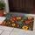 Multicolor Folk Flowers and Branches for a Cheerful Botanical Cottage Home Entryway Doormat - 4