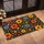 Multicolor Folk Flowers and Branches for a Cheerful Botanical Cottage Home Entryway Doormat - 2
